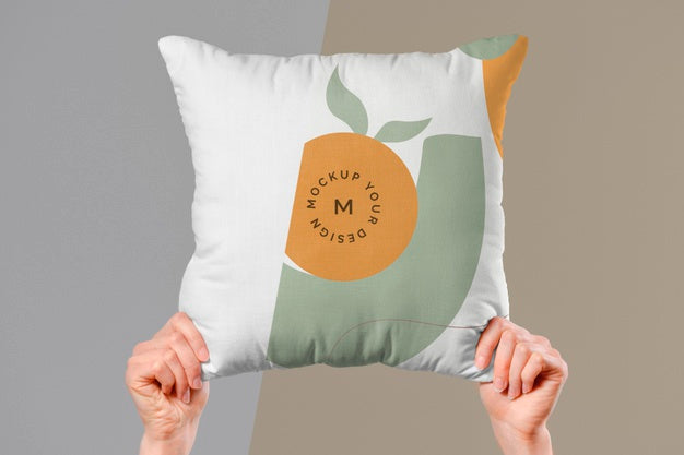 Cozy Cushion Fabric Mock-Up Psd