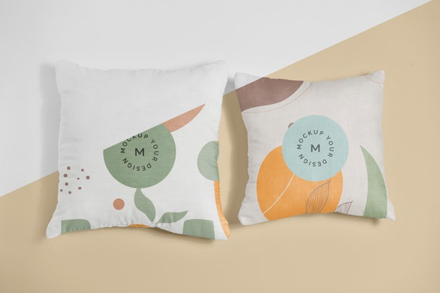 Cozy Cushion Fabric Mock-Up Psd