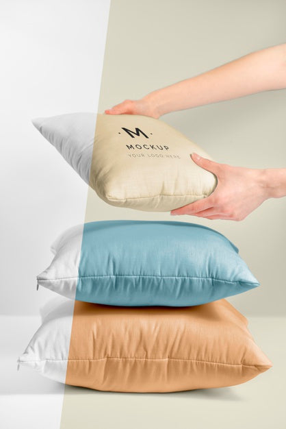 Cozy Cushion Fabric Mock-Up Psd