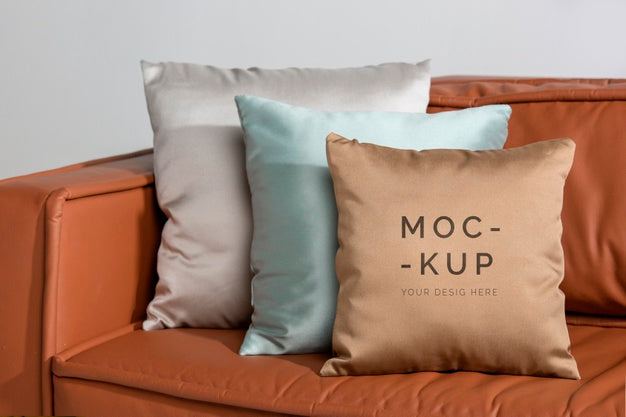 Cozy Cushion Fabric Mock-Up Psd