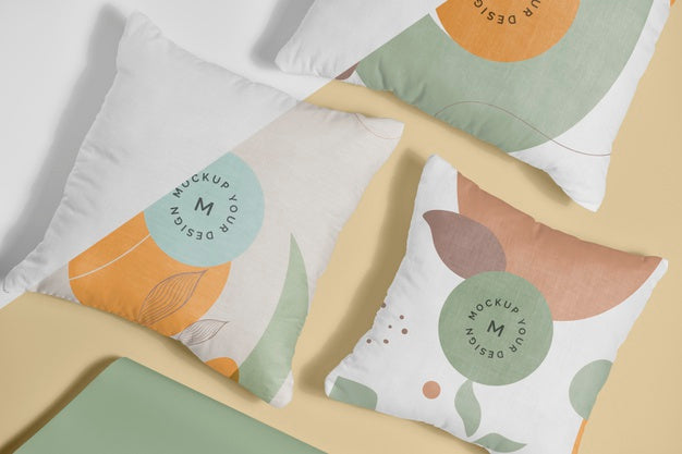Cozy Cushion Fabric Mock-Up Psd
