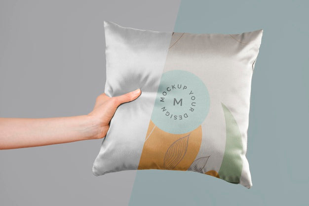Cozy Cushion Fabric Mock-Up Psd