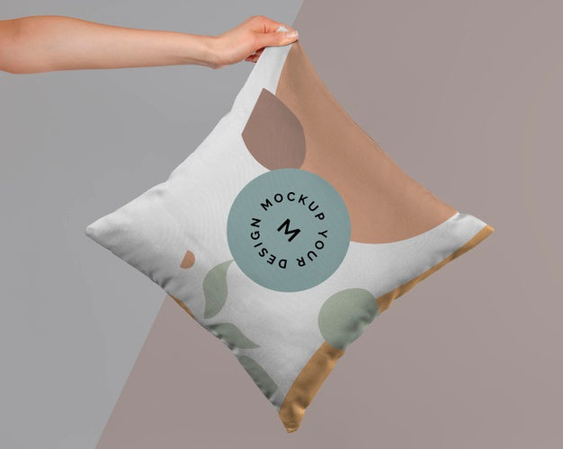Cozy Cushion Fabric Mock-Up Psd