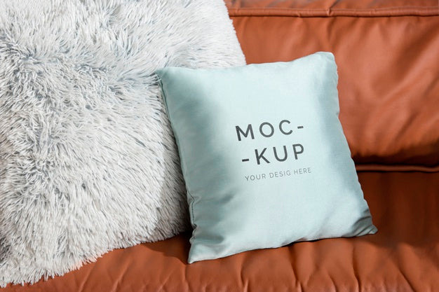 Cozy Cushion Fabric Mock-Up Psd