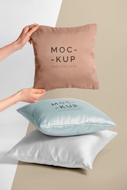 Cozy Cushion Fabric Mock-Up Psd