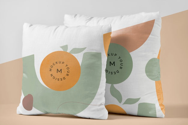 Cozy Cushion Fabric Mock-Up Psd