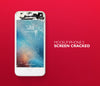 Funny Cracked iPhone Mockup PSD