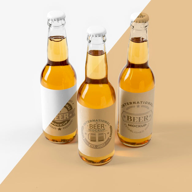 Craft Beer Arrangement Concept Mock-Up Psd
