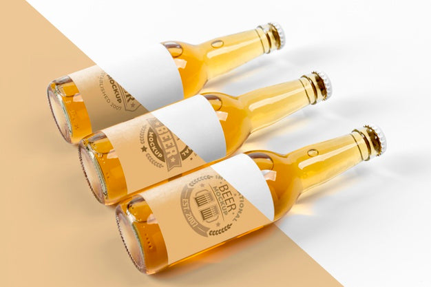 Craft Beer Arrangement Concept Mock-Up Psd