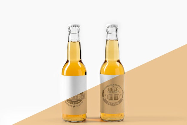 Craft Beer Arrangement Concept Mock-Up Psd