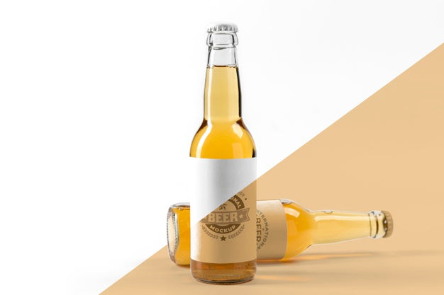 Craft Beer Arrangement Concept Mock-Up Psd