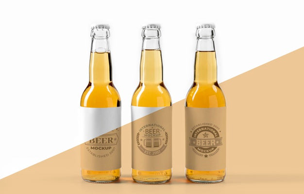 Craft Beer Arrangement Concept Mock-Up Psd