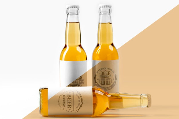 Craft Beer Arrangement Concept Mock-Up Psd