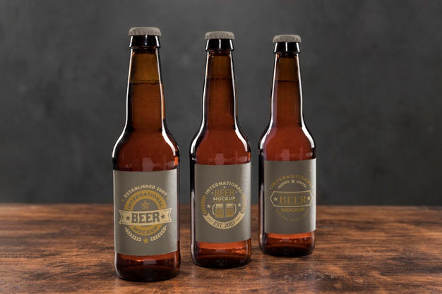 Craft Beer Arrangement Concept Mock-Up Psd