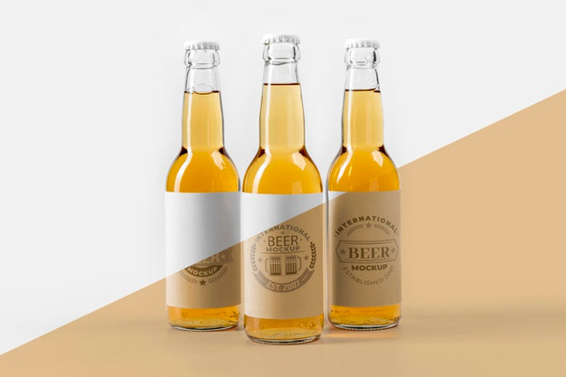 Craft Beer Arrangement Concept Mock-Up Psd