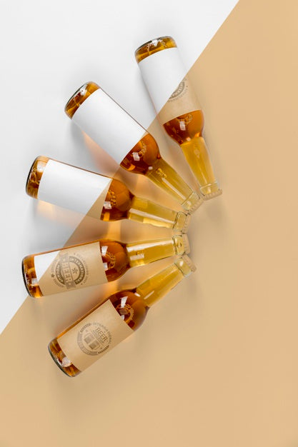 Craft Beer Arrangement Concept Mock-Up Psd