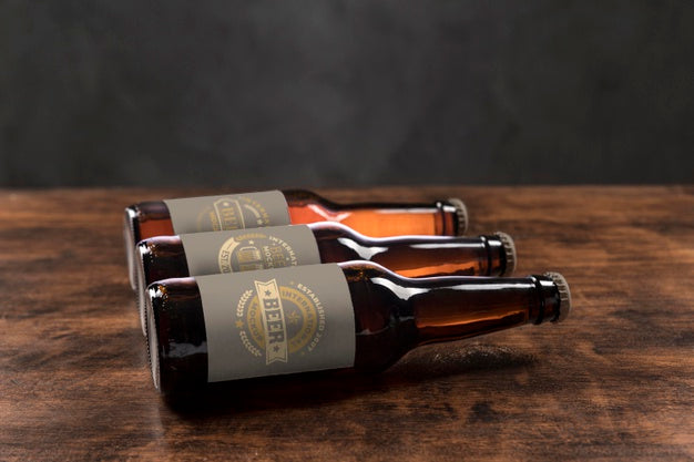 Craft Beer Arrangement Concept Mock-Up Psd