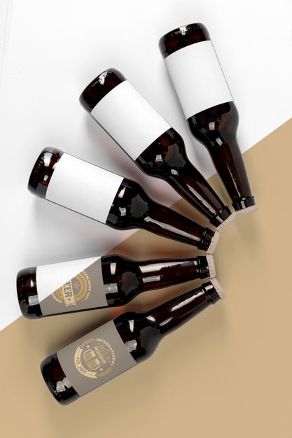 Craft Beer Arrangement Concept Mock-Up Psd