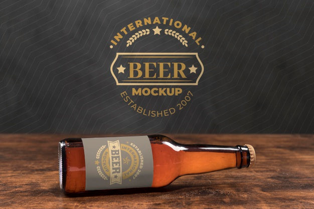 Craft Beer Concept Mock-Up Psd