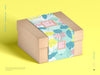 Craft Gift Box Packaging Mockup