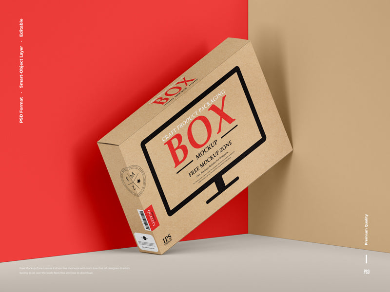 Craft Product Packaging Box Mockup - Mockup Hunt