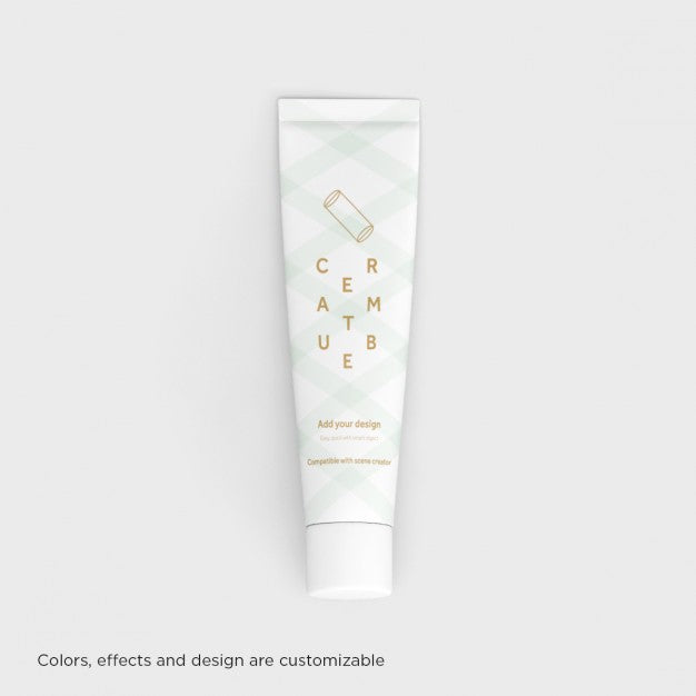 Cream Jar Mock Up Psd