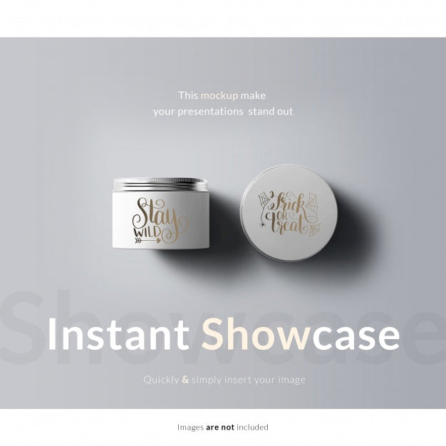 Cream Packaging Mock Up Psd