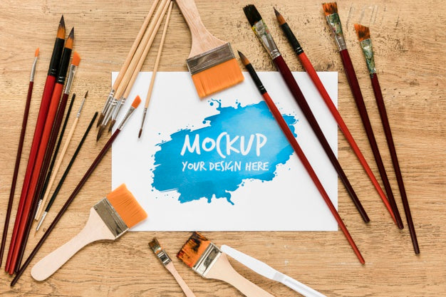 Creative Aquarelle And Paint Collection Psd