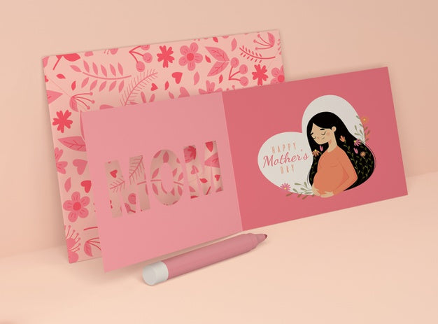 Creative Assortment For Mother'S Day With Scene Creator Psd