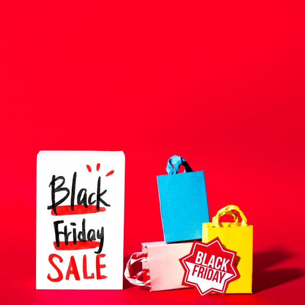 Creative Black Friday Mockup Psd