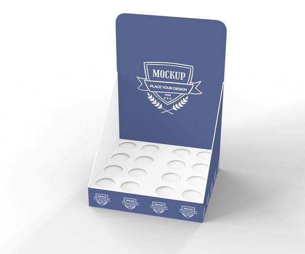 Creative Blue Exhibitor Mock-Up Psd