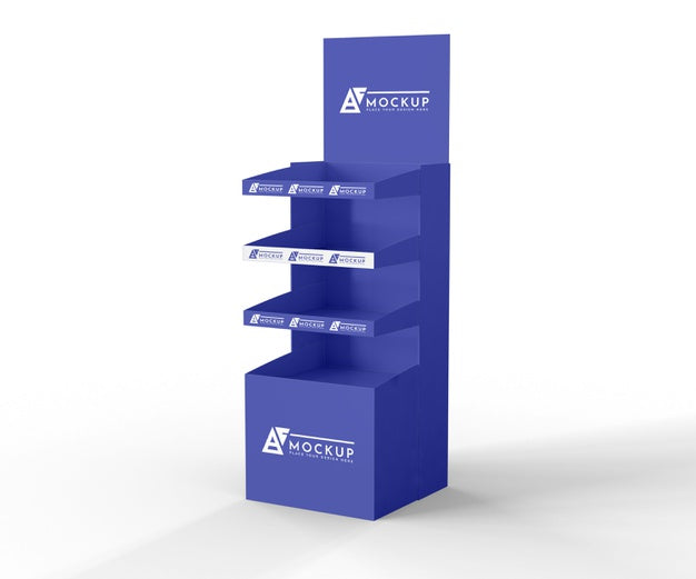 Creative Blue Exhibitor Mock-Up Psd