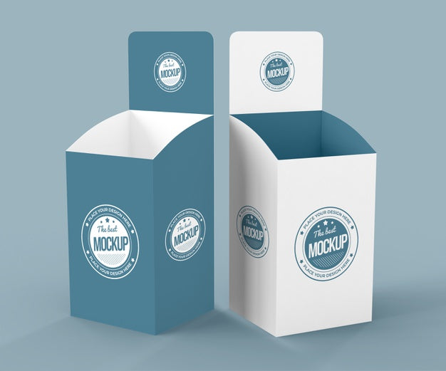 Creative Blue Exhibitors Mock-Up Psd