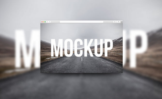 Creative Browser Mockup Psd