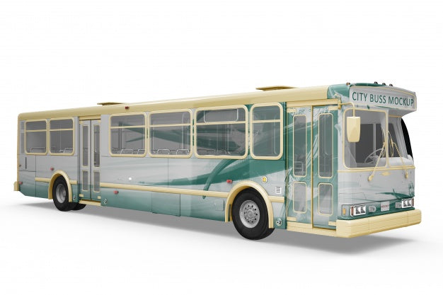 Creative Bus Mockup Psd