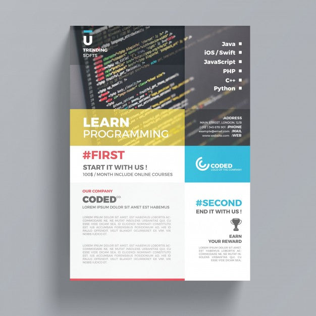 Creative Business Flyer Mockup Psd