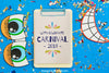 Creative Carnival Mockup With Clipboard Psd