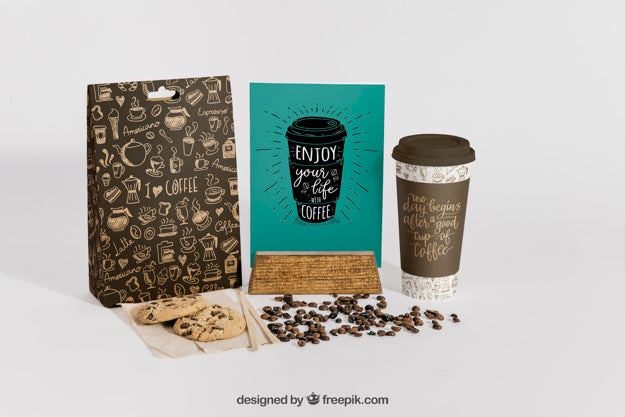 Creative Coffee Mockup Psd