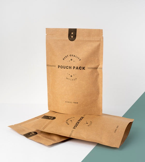 Creative Composition Of Doypack Mock-Up Psd