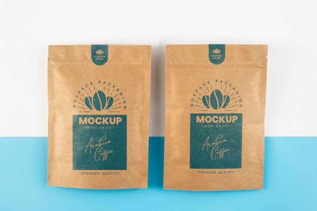 Creative Composition Of Doypack Mock-Up Psd