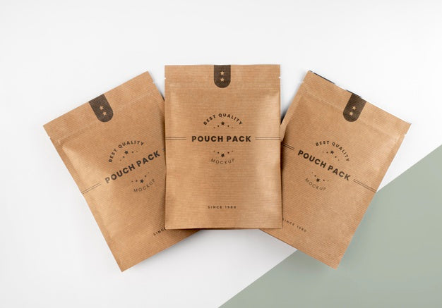 Creative Composition Of Doypack Mock-Up Psd