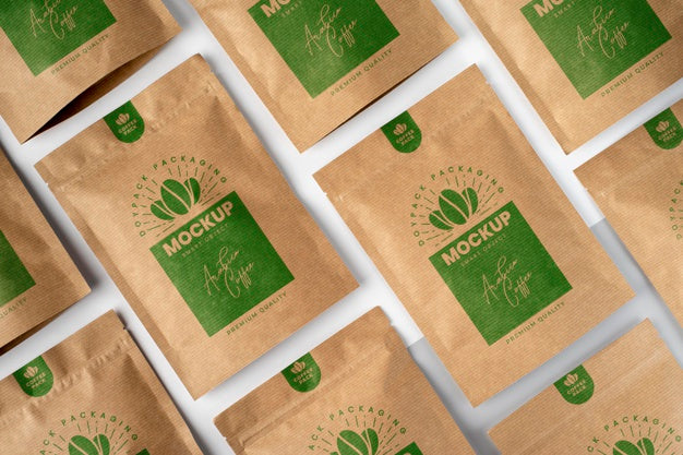 Creative Composition Of Doypack Mock-Up Psd