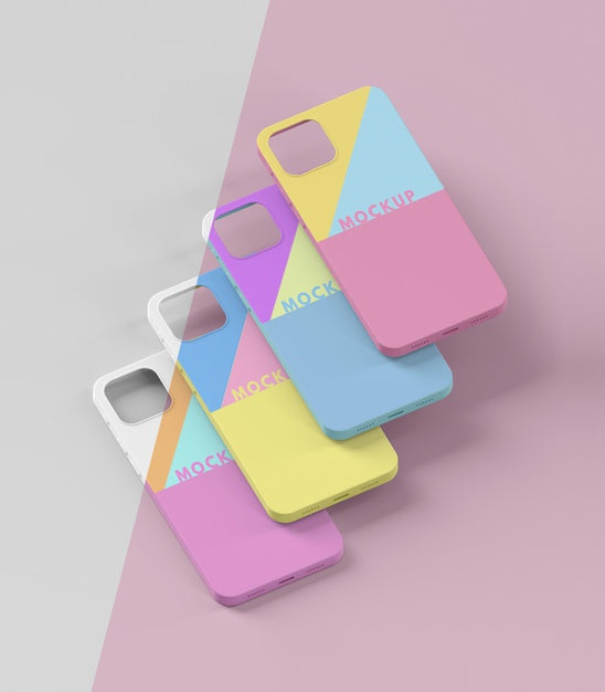 Creative Composition Of Phone Case Mock-Up Psd