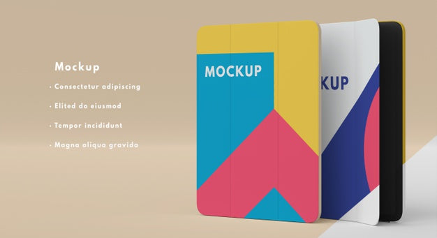 Creative Composition Of Tablet Case Mock-Up Psd
