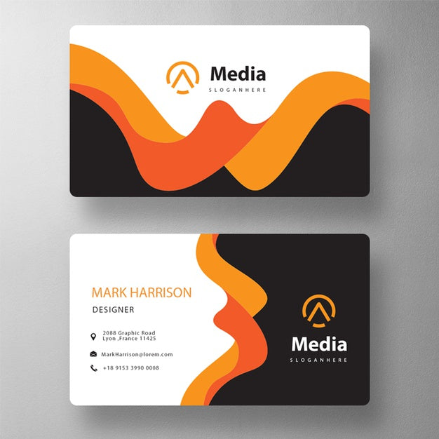 Creative Corporate Card Mockup Psd