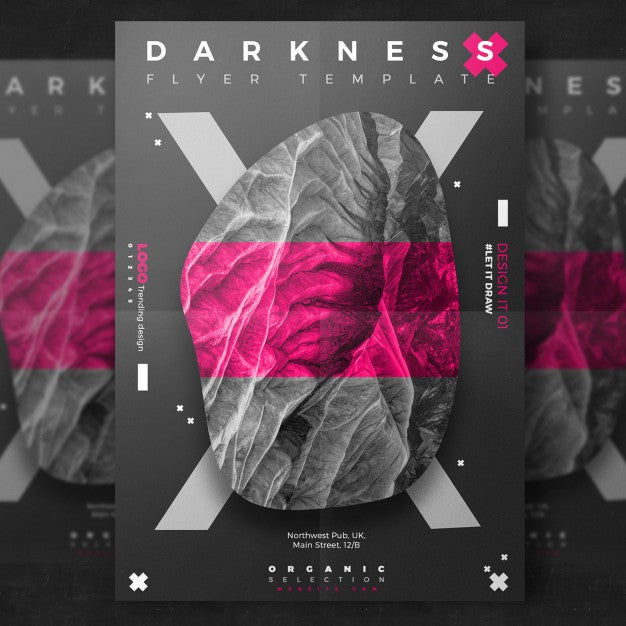 Creative Dark Event Flyer Psd