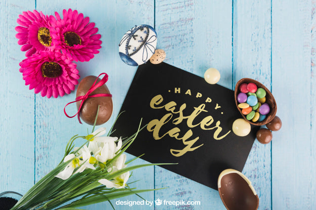 Creative Easter Mockup Psd