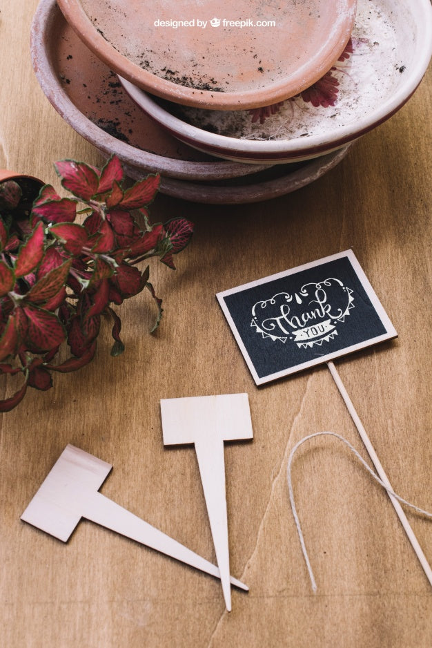 Creative Gardening Mockup Psd