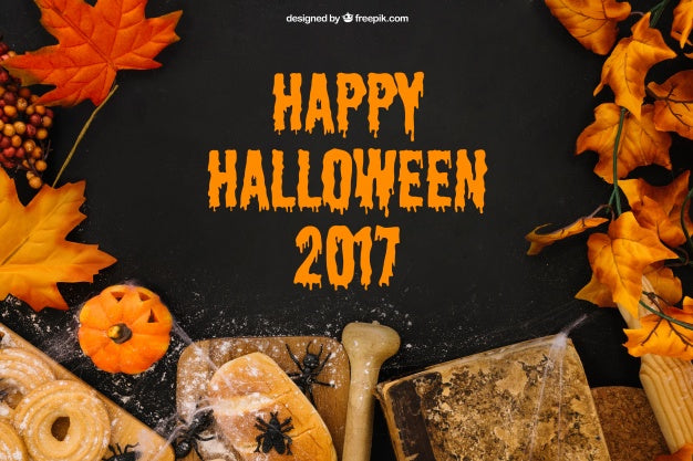 Creative Halloween Mockup Psd