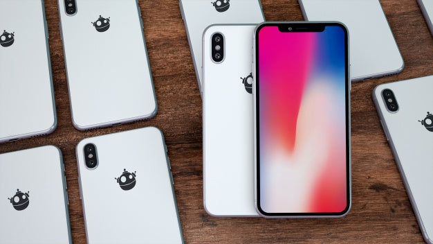 Creative Mockup Of Smartphones Psd